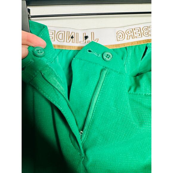 J. LINDEBERG Eleonora Green Branded Mid-Rise Elastic Waist Golf Pants Size 26 - Picture 4 of 12